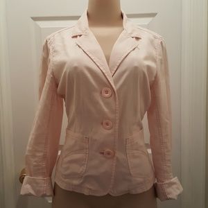 B. MOSS PALE PINK BLAZER